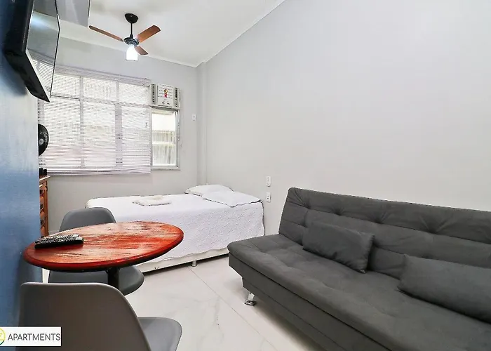 Studio No Coracao De Copacabana Para 3 Pessoas